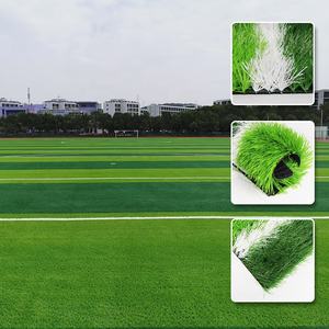 Gazon <span class=keywords><strong>synthétique</strong></span> professionnel <span class=keywords><strong>de</strong></span> 50 mm pour le football - Gazon PE durable pour terrains <span class=keywords><strong>de</strong></span> sport, imperméable et écologique - Product Image 1