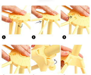 Pieghevole 10 bracci di plastica stendino per Pasta ripiegabile per Spaghetti freschi stendino per tagliatelle per cucina attrezzi per Pasta fatti <span class=keywords><strong>in</strong></span> <span class=keywords><strong>casa</strong></span> - Product Image 5