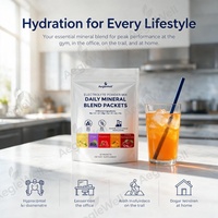 AegleWell – Sachets de mélange d'électrolytes minéraux sans sucre ni glucides, saveur et emballage personnalisés, poudre brute d'hydratation sportive pour marque