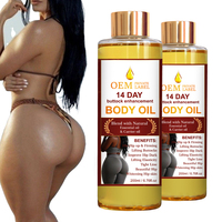 Huile essentielle de maca noire de haute qualité à étiquette privée, fenugrec, 200 ml, huile d'agrandissement des fesses