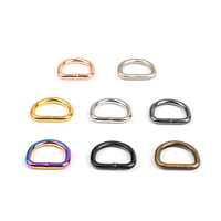 Boucles en Alliage Personnalisées par le Fabricant 10-38MM Fermoirs Anneaux en D Accessoires pour Sacs à Main Sangles de Sac Anneau en D Métal pour Collier de Chien Quincaillerie
