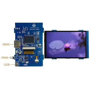 Endüstriyel monitör için 3.5 inç ahududu TFT LCD monitör 320480 HDM-I arayüzü tüm görünüm USB dokunmatik panel