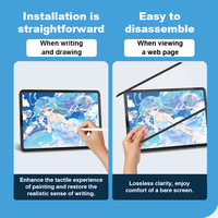Adsorción mate desmontable Air 5 para iPad Pro 11 y 2024 película de papel magnético Pro 12,9 electrodomésticos de plástico para Apple Pro
