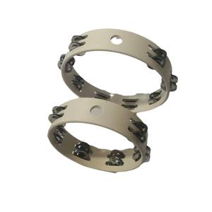 Grande Quantité Bon Prix Instrument à Percussion à Son Clair Cadeau Musical Bois <span class=keywords><strong>Tambourin</strong></span> Double Cloches 8 Pouces - Product Image 1