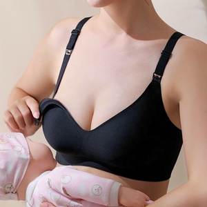 1032 # maternità traspirante senza cuciture donne incinte reggiseno per l'allattamento al seno morbido reggiseno per maternità antibatterico Bralette - Product Image 5