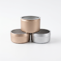Boîtes rondes en aluminium portables, résistantes à l'humidité, de couleur personnalisable, pour le thé
