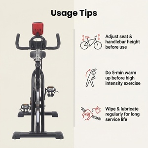 Bicicleta <span class=keywords><strong>de</strong></span> <span class=keywords><strong>Spinning</strong></span> Profesional <span class=keywords><strong>de</strong></span> Acero con Altura Ajustable, Bicicleta Estática Vertical <span class=keywords><strong>para</strong></span> Gimnasio - Product Image 3