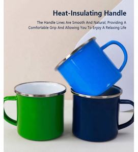 Tazas de Viaje Ecológicas de Cerámica y Acero Inoxidable de 350 ml (12 oz) Personalizadas al por Mayor, para Sublimación, con Tapa y Asa, para Té, Leche y Café - Product Image 6