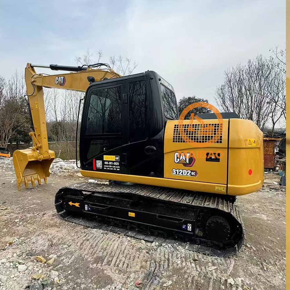 Используется Cat312 гидравлический гусеничный экскаватор подержанный Cat312 небольшой землеройный станок для строительства сельского хозяйства