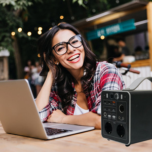 600W Portable Solar Power Station Outdoor <b>Camping</b> Car Backup Energy <b>Storage</b> <b>Box</b> 600W Pure Sine Wave Power Supply 600W - Product Image 2