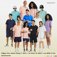 Camisetas de Algodón 100% de Alta Calidad al por Mayor, Logotipo Personalizado en Relieve, Multicolor, Cómodas, Corte Regular, Impresión Digital, Unisex, Lisas