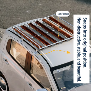Kit extérieur rétro Simone pour Wuling Hongguang Mini EV Macaron Gen 4 : pare-chocs chromé, enjoliveurs blancs, barre de toit, coques de rétroviseurs - Product Image 5