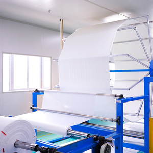 Rouleau de <span class=keywords><strong>tissu</strong></span> non tissé Spunlace en viscose, polyester, coton, bambou, fibre de lyocell, personnalisable en poids et en matière - Product Image 6