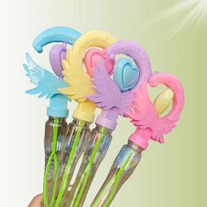 Soffiatore a bolle per bambini da 48cm con stelle e bolle di luna con bolle di sapone elettrico in plastica - Product Image 3