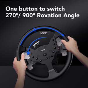 <span class=keywords><strong>Volante</strong></span> de Carreras PXN V99 con Doble Motor y Force Feedback, 3.2 Nm de Torque, Rotación de 900 Grados, Pedales, Palanca de Cambios de 6 Velocidades, para PC, <span class=keywords><strong>PS5</strong></span> y Xbox - Product Image 5