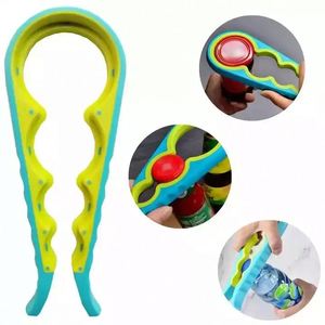 Ouvre-bouteille multifonctionnel coloré en forme de gourde, personnalisé et en gros, pour ouvrir les bocaux et les canettes, idéal pour les personnes ayant une faible force. - Product Image 1