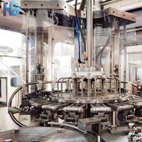 Machine de remplissage d'eau automatique à grande vitesse, ligne de production de boissons en bouteille PET monobloc pour l'eau en bouteille