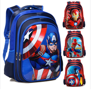 Zaino Unisex per bambini SpiderMans in Nylon impermeabile leggero resistente all'usura per gradi - Product Image 1