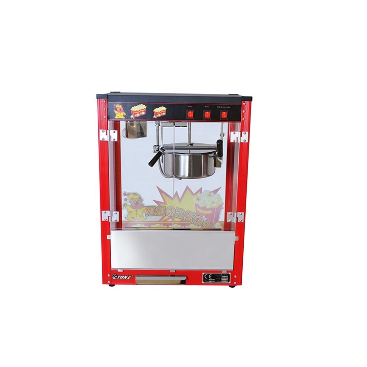 Produits chauds 1.35KW aromatisé cretors machine à pop-corn à vendre