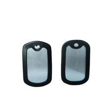 QR-Code Haustier-ID-Anhänger Hundemarken Direkt vom Hersteller Personalisierte Blanko Lasergravur Aluminium Metall-Pin Silber HD OPP-Beutel Engel