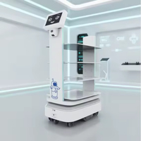 Robot de livraison commercial autonome AMR D80/150/300/300E – Véhicule de transport logistique pour atelier, conçu pour la manutention de chariots