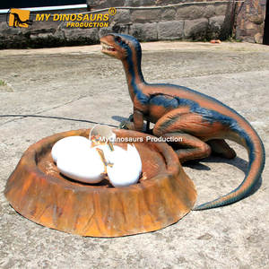 Mi <span class=keywords><strong>DINO</strong></span> AD211 Jurásico Animatronic dinosaurio Velociraptor realista con bebé <span class=keywords><strong>Dino</strong></span> y huevos - Product Image 3