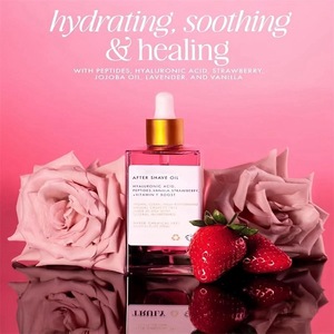 Huile corporelle après-rasage pour femme, marque privée, hydrate et illumine instantanément la peau sèche et irritée, sérum huileux après-rasage - Product Image 3
