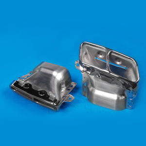 Embout d'échappement de voiture en acier inoxydable modifié Embout d'échappement Gorge pour tuyau d'échappement <span class=keywords><strong>Mercedes</strong></span> W221 - Product Image 1