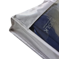 Couverture et ensemble de draps de lit en satin EVA transparent doux Sac de rangement Conception d'emballage en plastique pour une organisation et un affichage pratiques