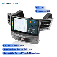 Monitor Multimedia para Coche Lexus LX570 2012-2015 de 12.3'' Android 13 con CarPlay e Interfaz Android para Reproductores de DVD Binarytek