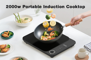 Cuisinière à <span class=keywords><strong>induction</strong></span> électrique portable à brûleur unique avec commande par bouton <span class=keywords><strong>pour</strong></span> la cuisine à domicile, <span class=keywords><strong>pour</strong></span> la friture, le fondue, la casserole en verre - Product Image 5