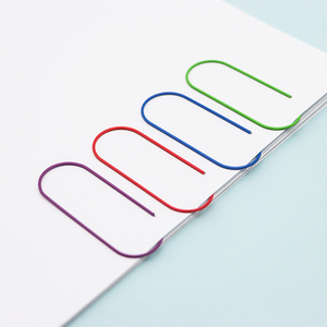 Clips en <span class=keywords><strong>métal</strong></span> géants de 50 mm, colorés, en plastique recouvert de PET, grands clips pour photos, lettres, classeurs - Product Image 4