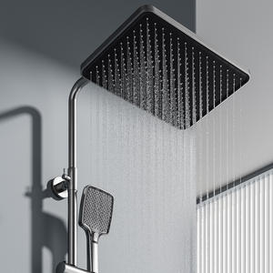 Tunggal Semua tembaga Booster kamar mandi kuningan kepala pancuran kunci Piano tampilan Digital lembut keramik suasana lampu konstan - Product Image 3