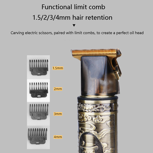 Afeitadora recargable para hombres Cortadora <span class=keywords><strong>de</strong></span> cabello eléctrica con carga USB para estilizador <span class=keywords><strong>de</strong></span> cabello - Product Image 4