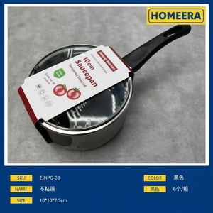 Salsa di alluminio all'ingrosso 16cm padella in acciaio inox e ferro cucina pentole a induzione compatibile - Product Image 1