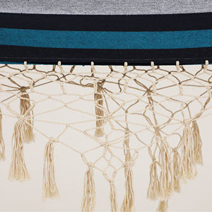 Danlong-Borlas/flecos duraderos hechos a mano, lona, hamaca mexicana, macramé, capacidad de 400lbs, con marco de soporte - Product Image 6