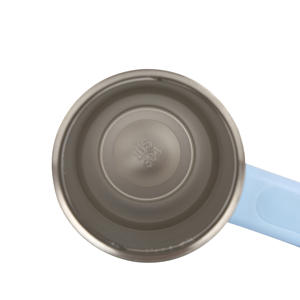 Gobelet isotherme en acier inoxydable 304, écologique, minimaliste, compatible avec les voyages, sans BPA, gobelet H2.0 avec poignée et paille, 14 oz - Product Image 4