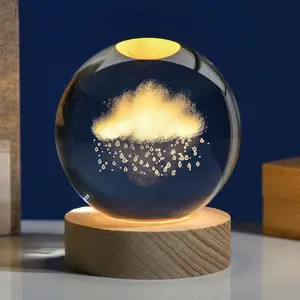 كرة كروية للمنزل كرة كروية لنظام شمسي محفورة بالليزر ثلاثية الأبعاد نماذج كوكب علم الفلك هدية فنية ديكور إضاءة