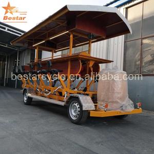 Vélo de ville Bestar à 3 vitesses, cadre en acier, freins à disque hydrauliques, fourche suspendue, capacité de charge de 1200 kg, idéal pour les fêtes, les pubs et la bière - Product Image 6