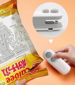 Tragbare Reise-Handvakuumiermaschine USB-Aufladbar Mini-Versiegelungsgerät für Lebensmittel & Plastiktüten-Verpackung für Heim- und Bürogebrauch - Product Image 6