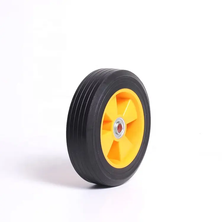 Supply 6x1.5 rubber powder wheel 8 inch luggage wheel various specifications of rubber powder solid wheel