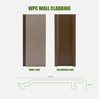 Revêtement extérieur durable résistant aux intempéries Panneau mural composite bois-plastique Revêtement mural extérieur