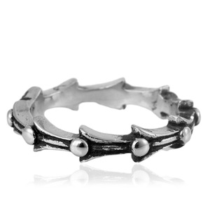 Anillo con púas unisex yunnique, plata de ley 925, diseño geométrico, joyería de regalo - Product Image 4
