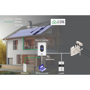 Onduleur hybride Offre Spéciale hors réseau Onduleurs hybrides triphasés solaires à haut rendement sur réseau 4KW - Product Image 4