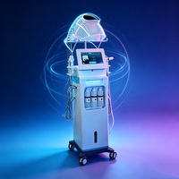 Appareil facial professionnel à hydrogène oxygéné avec atomisation nano, 8 sondes opérationnelles pour éliminer les points noirs et nettoyer les pores