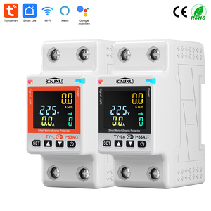 Interruttore Automatico Smart WiFi Tuya RCBO 63A con Protezione <span class=keywords><strong>OV</strong></span>/UV Regolabile, Protezione da Sovratemperatura, Protezione da Sovracorrente e Impostazione Limite di Corrente - Product Image 4
