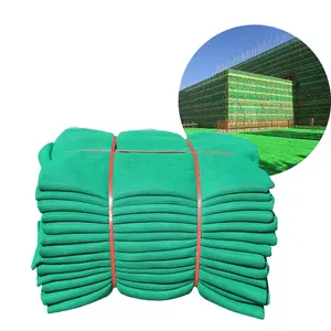 Grosir HDPE UV merawat tahan api hijau perancah jaring pengaman harga rendah