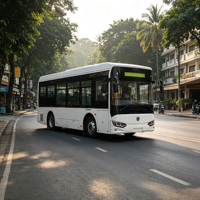 Bus Urbain Électrique 8m 56 Passagers 18-27 Sièges Autonomie 350km Batterie LFP 232kWh Faible Entrée de Caisse Double Porte Zéro Émission