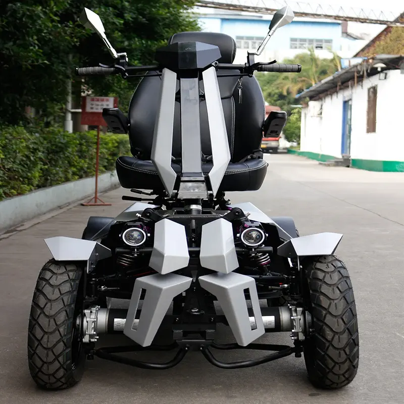 4 عجلة محرك 2000W تحميل الثقيلة دراجة شاطئية دراجات كهربائية مع مصباح ليد