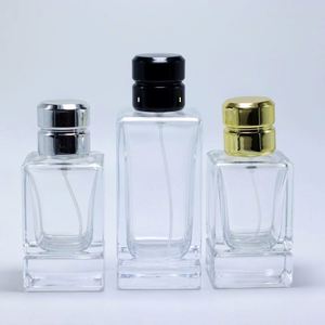 Flacons de parfum de luxe 100 ml en vrac, flacons vaporisateurs en verre vides 30 ml 50 ml avec bouchons uniques, couleur personnalisée sérigraphiée - Product Image 5